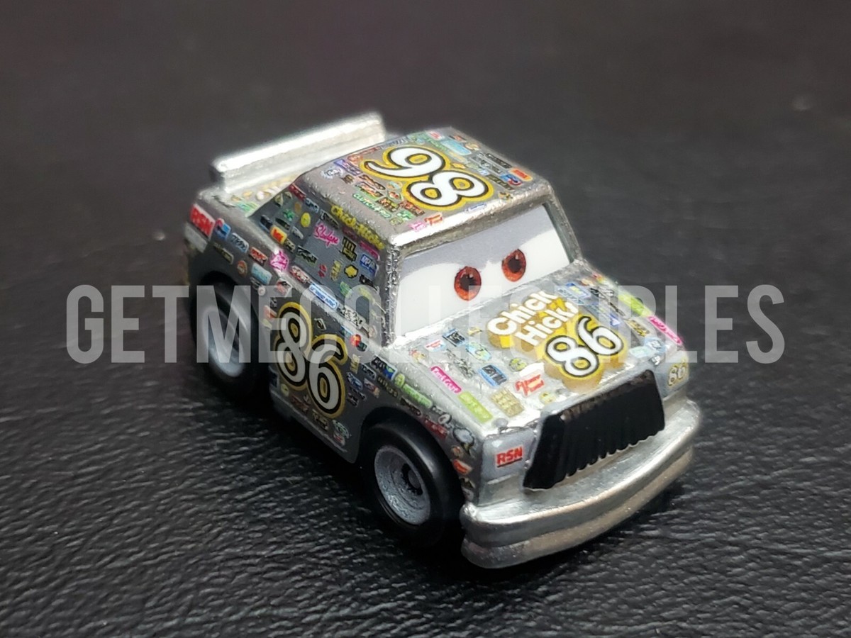 DISNEY PIXAR CARS MINI RACERS SILVER CHICK HICKS LOOSE FREE SHIP
