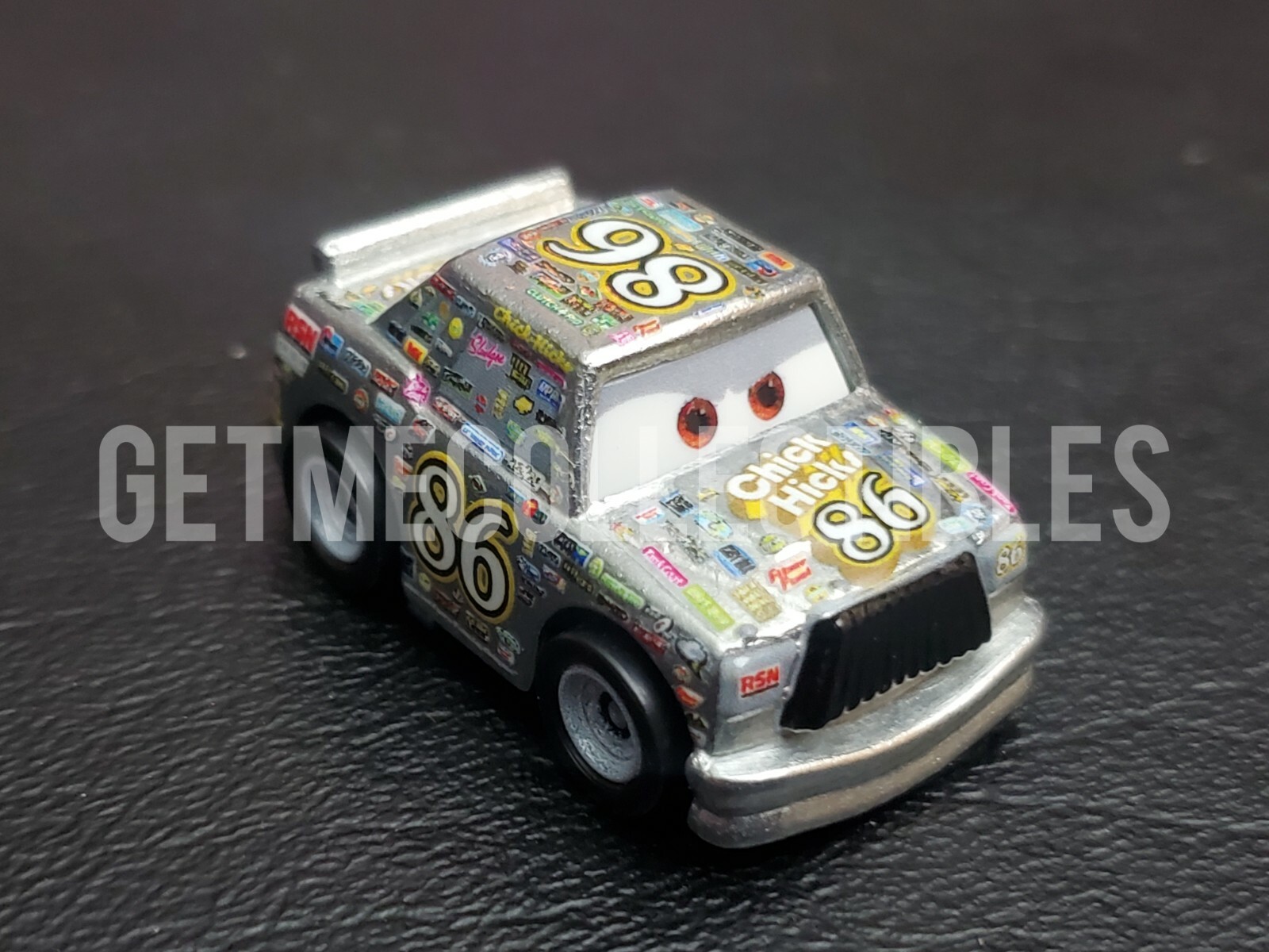 DISNEY PIXAR CARS MINI RACERS SILVER CHICK HICKS LOOSE FREE SHIP $15 ...