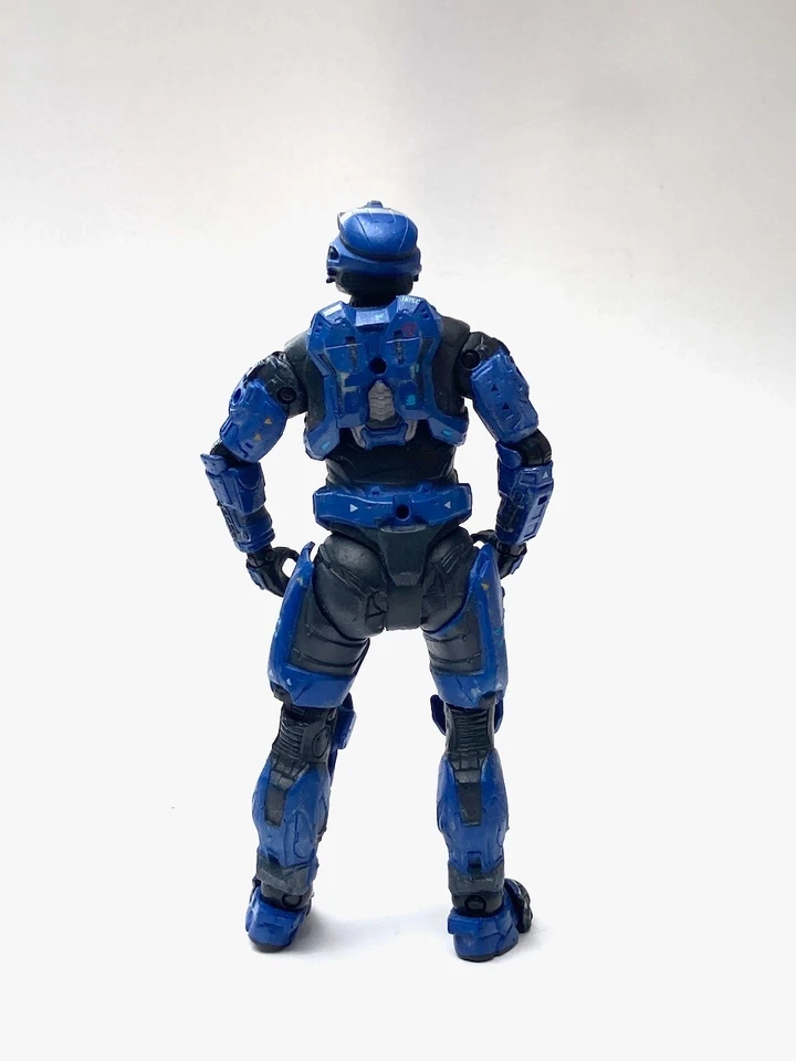 Spartan Soldier Rogue Blue Action Figure Halo 3 Collection Series 7 McFarlane - Image 3 of 4