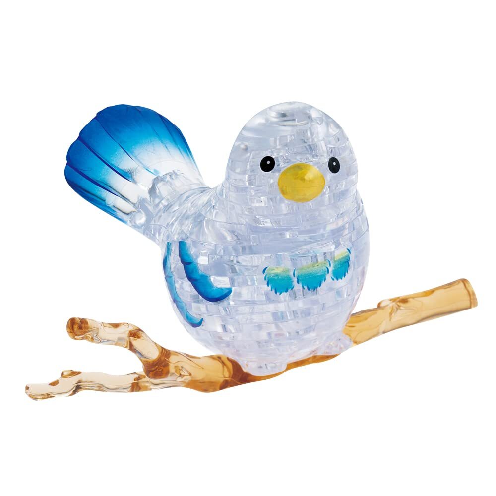 CRYSTAL BIRD SPECIAL DIGEST '90非売品 Beverly 3D Crystal Puzzle Little Bird 47 Piece ‎50294 Plastic