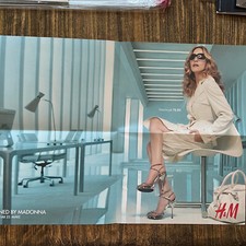 M BY MADONNA, plakat 49x34cm, folder promocyjny, 2007, zdjęcia Steven Klein, NOWY