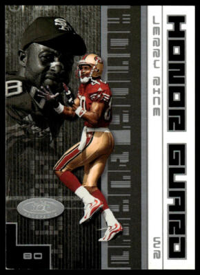 2001 Fleer Hot Prospects #29 HG Jerry Rice Honor Guard