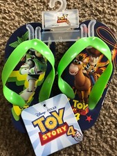 NWT Boys Toy Story 4 Flip Flops Size 7/8