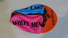 SIDNEY DEANE CYCLING CAP WHITE MEN CAN NOT JUMP CAP UV RAY PISTA FIXED CAN'T JUM