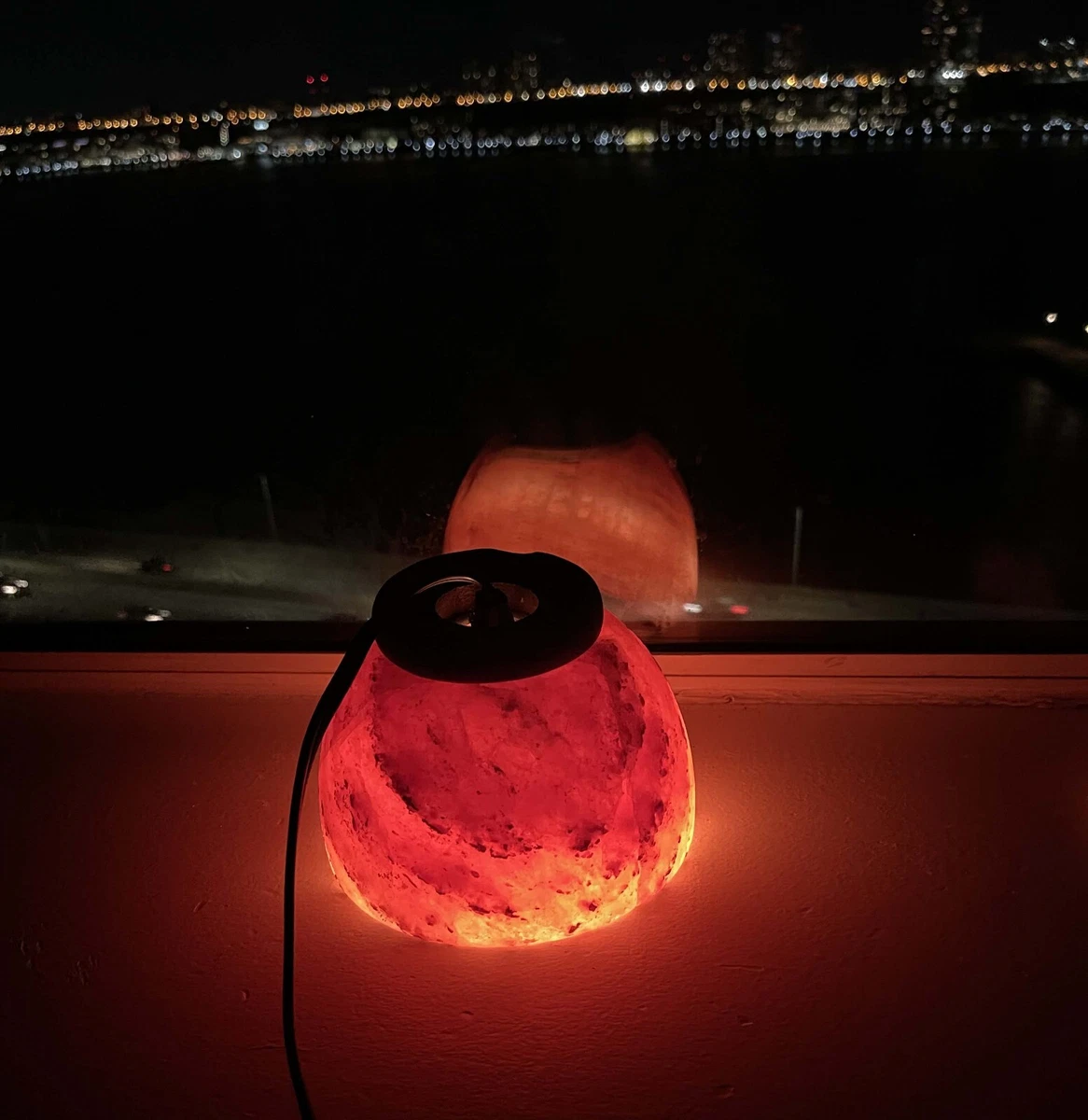 Orange rock deals lamp