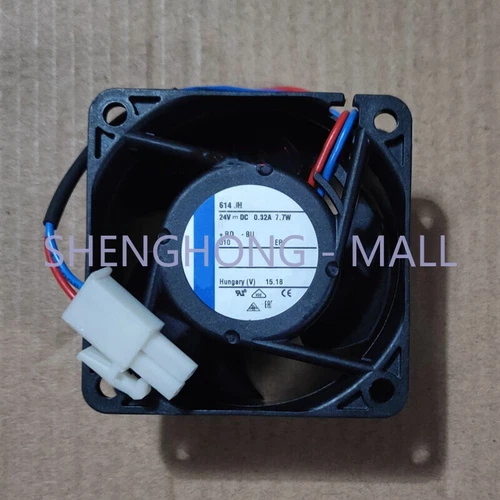 1PC For 614JH DC 24V 7.7W 0.32A 60*60*32mm Cabinet Cooling Fan 2Pin