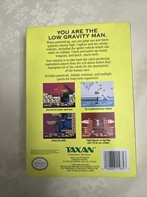 Low G Man Nintendo NES CIB Complete In Box 