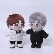 Coats Pants Tops 4 Sets Xiao Zhan 20cm Plush Doll Toy Clothes Clothing Dress Up