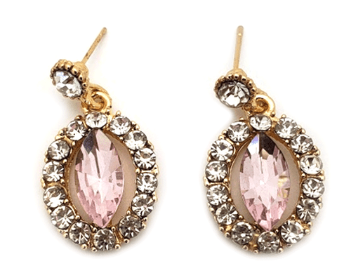 TB Damen-Ohrhänger Mandelform Strass Glitzer Heiligenschein-Stil Ohrhänger - Bild 17 von 20