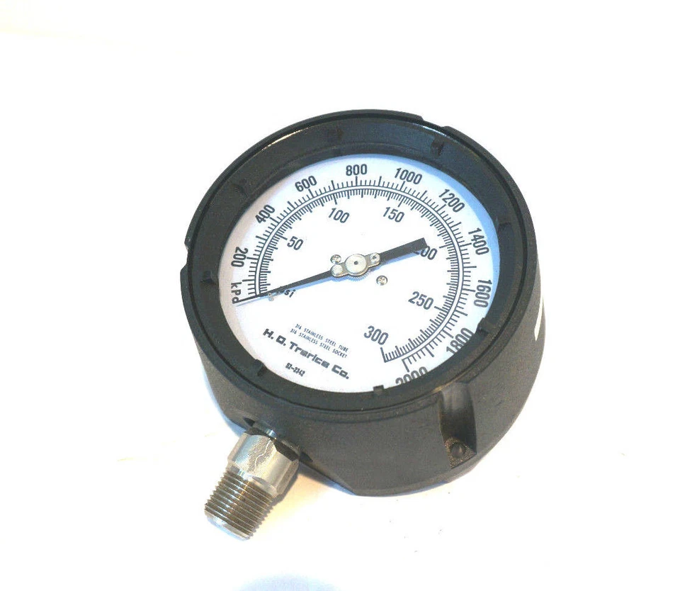 NEW TRERICE 400SS PRESSURE GAUGE D633196 0-300 PSI - Image 2 of 3