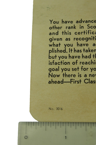 Carta d'identità scout vintage boa seconda classe consiglio longhorn anni 60 1964 - Foto 6 di 6