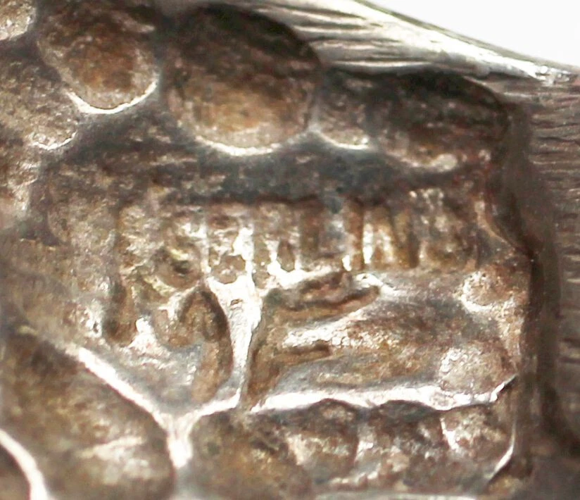 Indianerring 925 Silber Adler Adlerkopf Türkis Koralle Indianer Herrenring Gr 58 - Bild 4 von 4