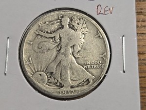 1917 S Reverse Walking Liberty Half Dollar Silver Coin 50C