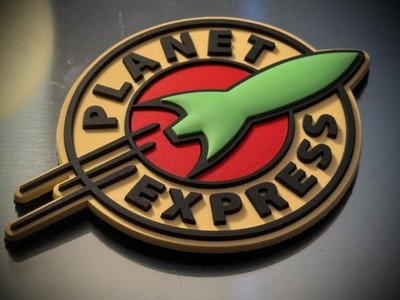 Futurama - Planet Express - 3D PVC Rubber Patch