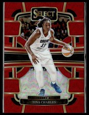 2024 Panini Select WNBA 83 Tina Charles Atlanta Dream Red Prizm 083/149