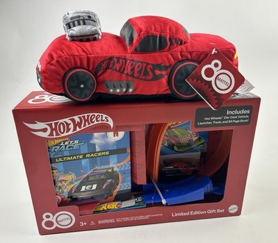 MATTEL 80TH Anniversary HOT WHEELS LTD Ed Gift Set w/ Red Car