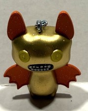 Fuggler Vinyl Keychain Series 4  Winged Bat - Gold  Ultra Rare  3   NEW