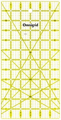 Prym, 15,2 x 30,5 cm QuiltLineale, AcrylKunststoff, farblos, 6 Inches x 12 In...