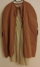 Fasching Mittelalterkleid mit Cape / Sommerkleid aus reiner Seide Gr. 40 (L)   
