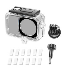 Diving Waterproof Case for DJI Osmo Action 6 with Tempered Glass Lens Cover