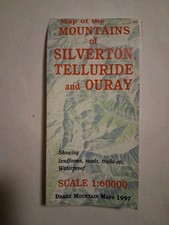 Mountains Of Silverton, Telluride And Ouray 1997 Map