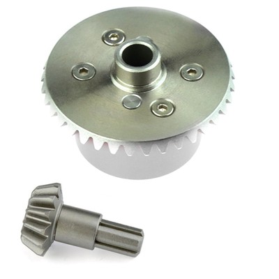 Silver Gear Differential Case For GRANITE/SENTON/VORTEKS/VENDETTA 4X4 1/10 h