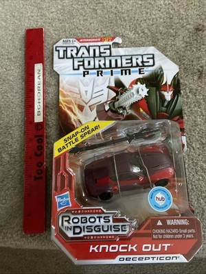 Transformers Prime Robots In Disguise Deluxe Decepticon Knock Out Figure New