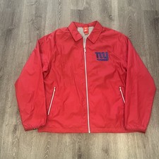 New York Giants Red Full Zip Nike Collared Jacket Size Men  s XL