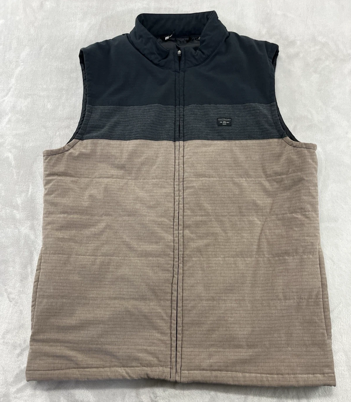 Travis Mathew Easy Out Vest Jacket Men XL Color Blocked Full Zip Golf Outdoors