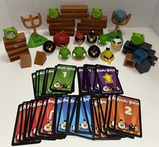 Lot Of Angry Birds Game Replacement Pieces Parts Birds Cards