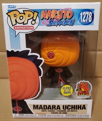 Funko Pop Naruto Shippuden Madara Uchiha #1278 GITD Dragon Trading Exclusive