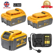 For DeWalt 18V Battery 8.0Ah 6.0Ah 9.0Ah XR slide Li-ion DCB184 DCB182 DCB183