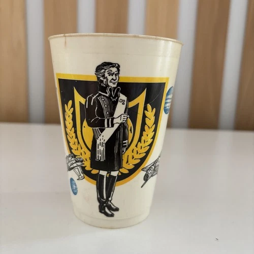 Vintage Dairy Queen Buck Rodgers Cup Dr Huer Coke Cola Glass Plastic