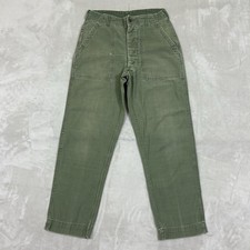 70s OG-107 Cotton Utility Trousers Pants Mens 32x31 fit 28x27 Vietnam Army