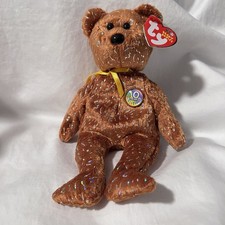 Ty Beanie Baby - DECADE the Bear (Brown - Internet Exclusive) Vintage Plush Toy