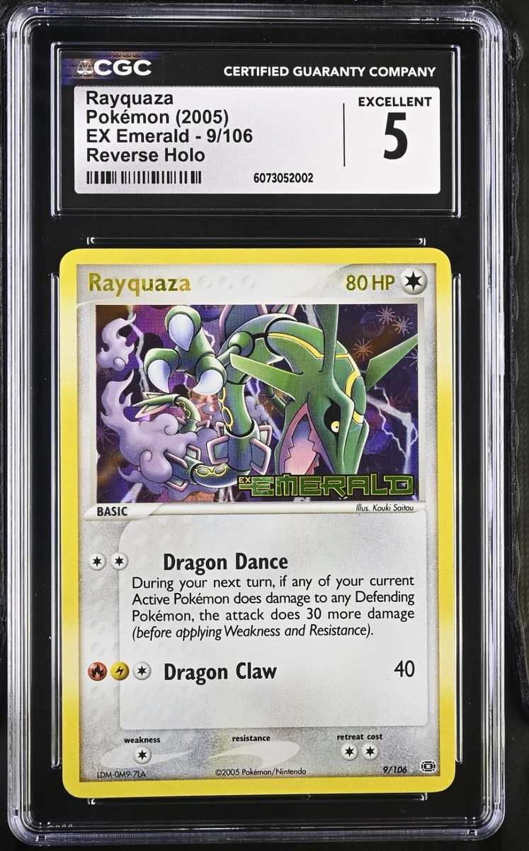 Rayquaza Pokémon TCG EX Emerald Individual Collectible Card Game