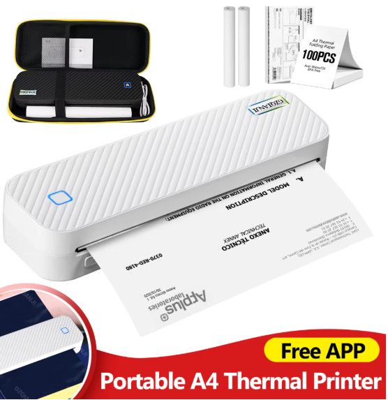 Stampante Portatile A4 Stampante Termica A4 Senza Inchiostro Stampante Termica