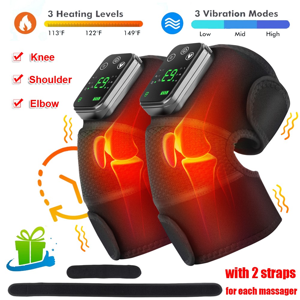 Elektrischer Schulterbandage Mit Wärme Vibration Massagegerät für Schulter Knie