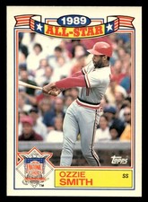 1990 Topps Glossy All-Stars #5 Ozzie Smith St. Louis Cardinals HOF MINT