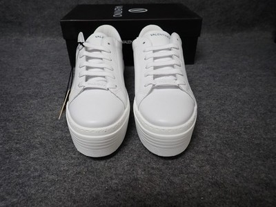NEW Valentino Sela Italian Leather Sneaker White Women's Size 9