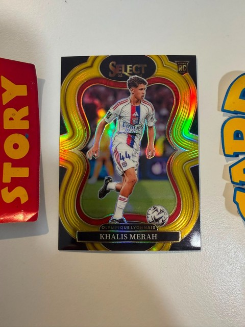 Panini Select Ligue 1 Khalis Merah RC /10 Mezzanine Gold #145