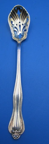 WATROUS International Pierced Olive Spoon RICHMOND STERLING Silver 13 Grams 6"