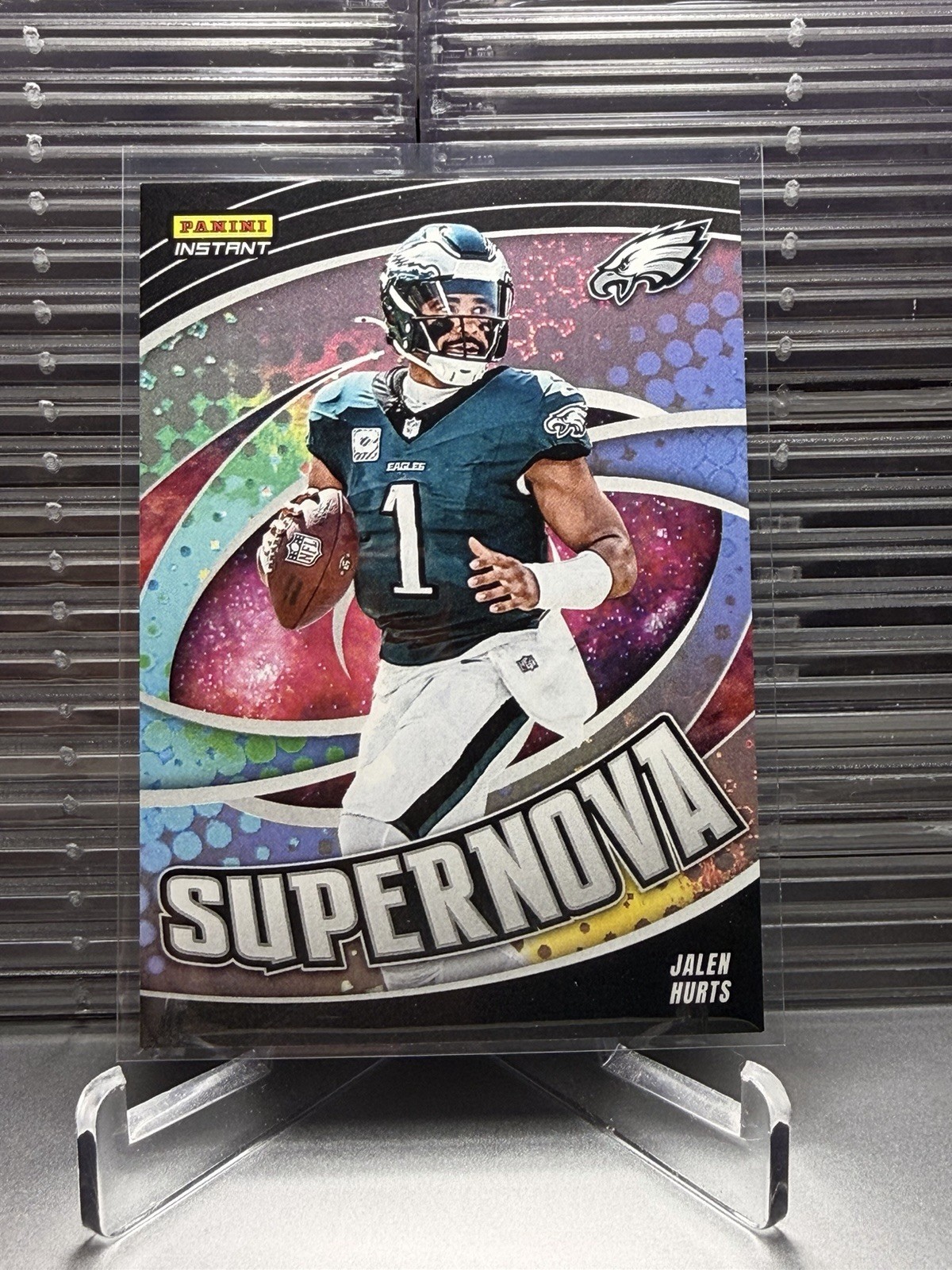 Jalen Hurts 2024 Panini Instant Football Supernova 1/451 Eagles