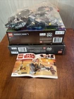Lego lot mine craft set 21172 and  21176, star wars 75198 and more