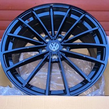 4x19" VW GOLF MK5/6/7/8 2005-2025 GLOSS BLACK 116 CLUBSPORT DESIGN 8j ALLOYS