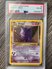 1999 Fossil Gengar Holo 5/62  PSA 6