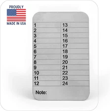 Vilo Cryptocurrency Steel Wallet, 24 Seed Phrase Storage, Stainless Steel Crypto