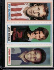 1981-82 Topps EPL #138 / 90 / 132 Danny Thomas / Chris Nicholl / Ian Bowyer
