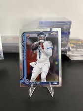 2025 Topps Chrome Football - Cam Ward True Base Rookie RC #314 Tennessee Titans