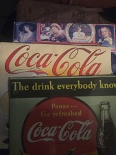 Lot of 3 Vintage Coca Cola Wall Calendars 1995 2003 2005